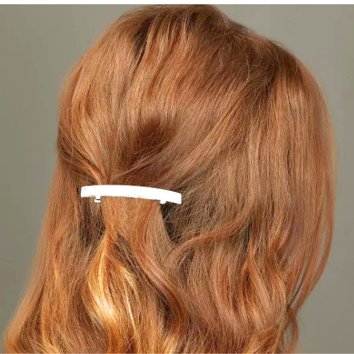 Voliza Classic Silver Hair Barrette