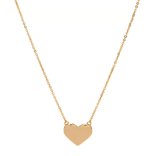 Voliza Golden Heart Pendant Necklace